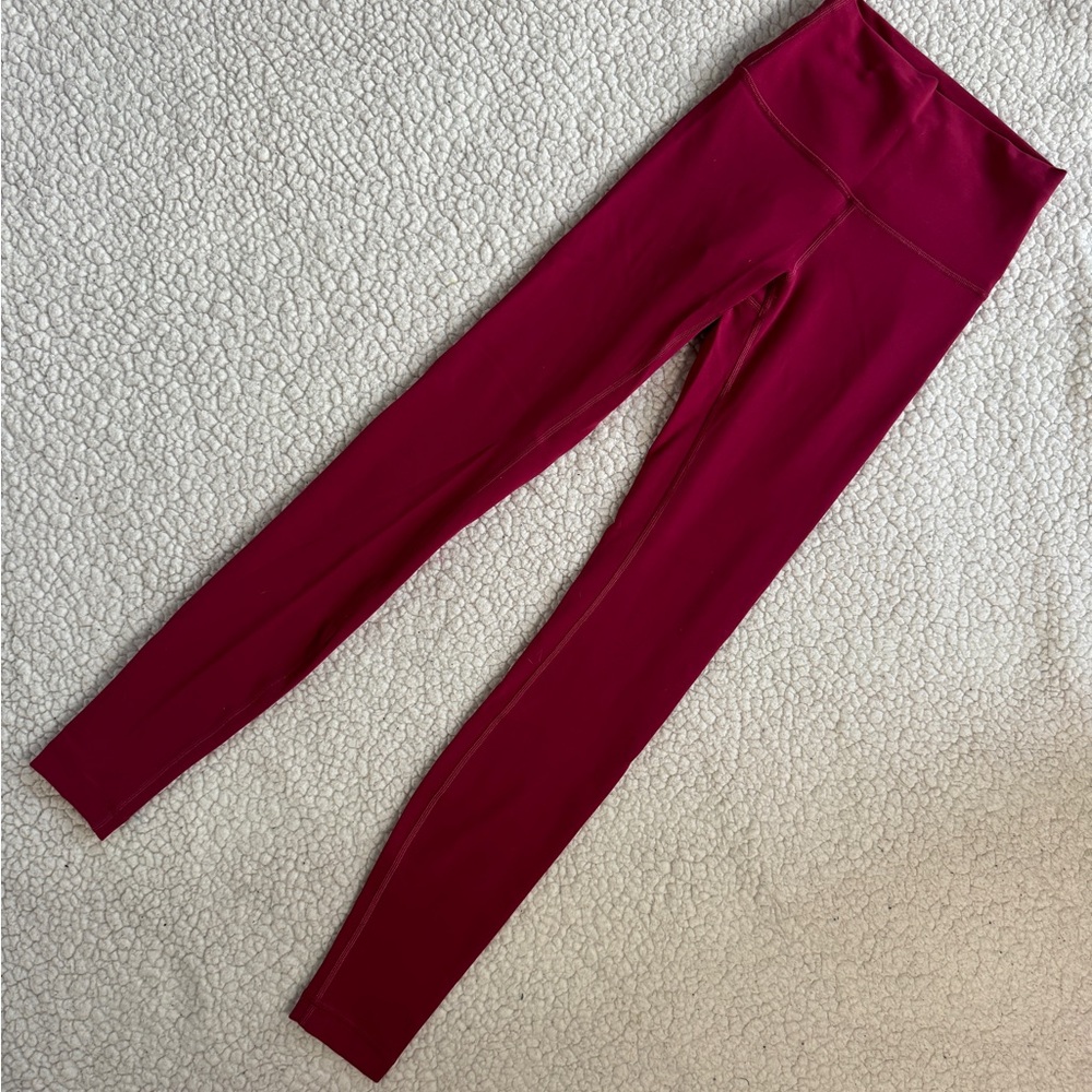 deep pink lululemon leggings